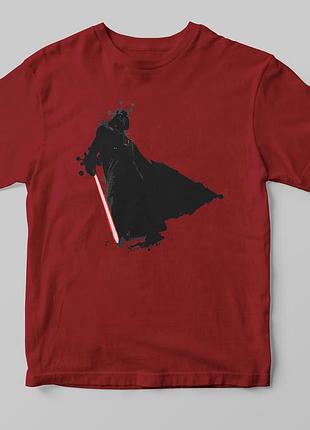 Футболка "lord vader" бордовий