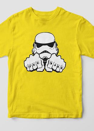Футболка "dark side trooper" жовтий