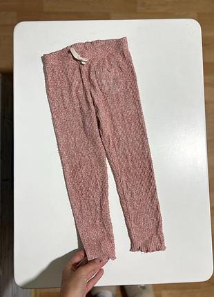 Лосинки в рубчик zara