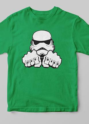 Футболка "dark side trooper" зелений
