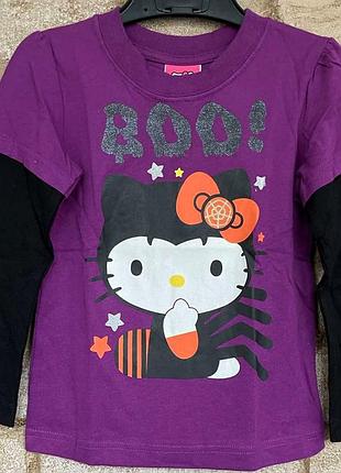 1, хлопковый реглан для девочки хеллоу китти hello kitty kohls размер 4т рост 99-107 см
