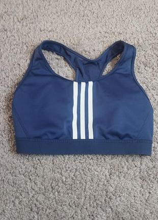 Топ жіночий спортивний adidas синій