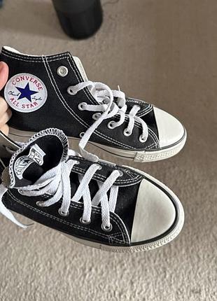 Кеди жіночі converse чорні, розмір 39, довжина устілки 25 см