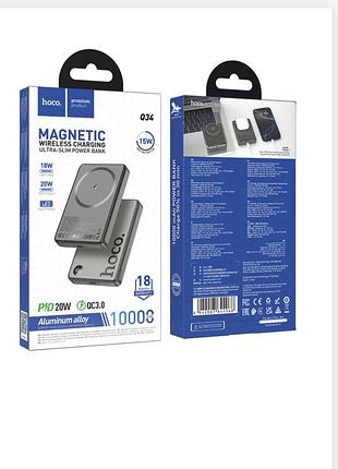 Павербанк з бездротовою зарядкою 10000mah