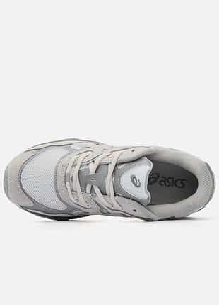 Кросівки asics gel-nyc grey beige 7