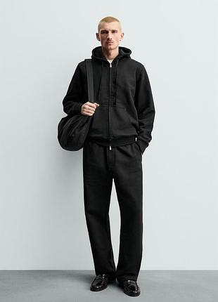 Плотные джоггеры zara классического кроя 4393/401/800