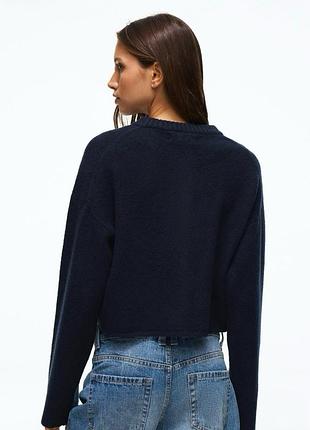 Кардиган жіночий bershka синій 2