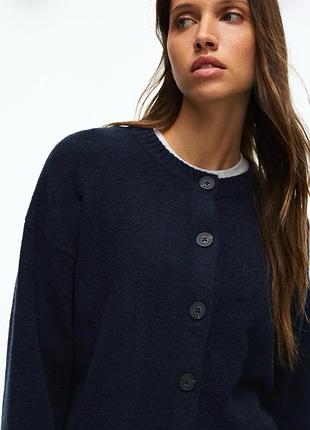 Кардиган жіночий bershka синій 3