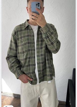 New ! original! чоловіча сорочка в клітинку pull&bear