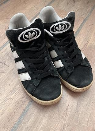 Кеди унісекс adidas campus чорні