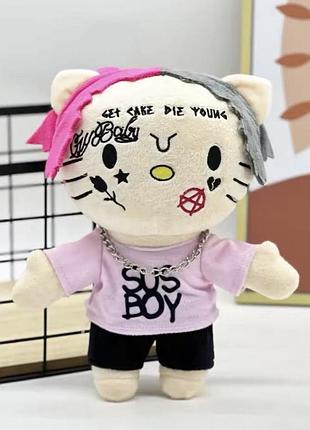 Мʼяка іграшка hello kitty lil peep