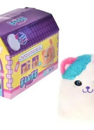 Интерактивный пушистый кот "fluff pets"(нявкает, мурчит, виляет хвостиком, дремает, закрывает глаза) (bl-335)