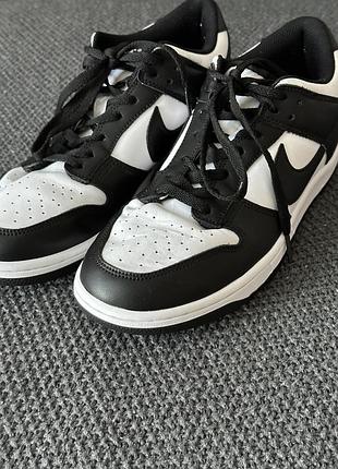 Кросівки чоловічі nike dunk low retro black/white dd1391-100