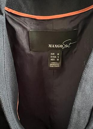 Піджак жіночий mango синій xs 2