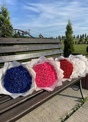 Букет із мильних троянд 2
