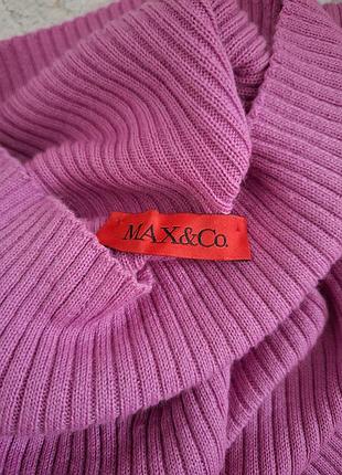 Вовняний укорочений светр-кейп max&amp;co (max mara) 3