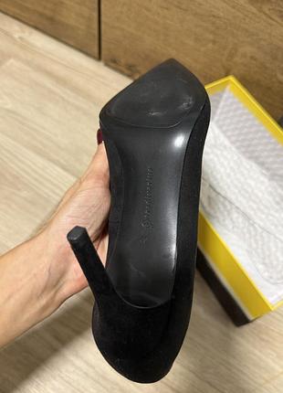 Туфли лодочки черные stradivarius 4