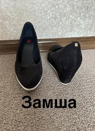 Туфлі hogl замша р. 4