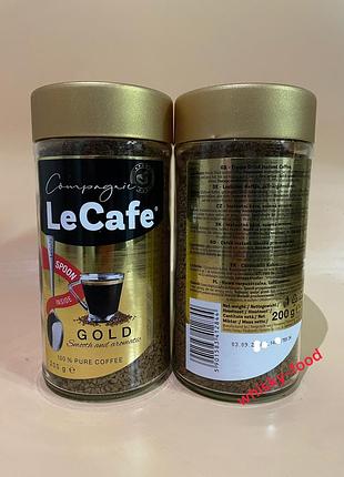 Кава розчинна le cafe gold 200г+ ложка