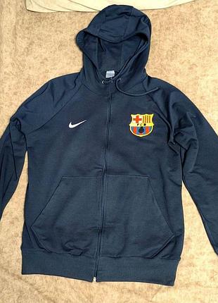 Оригинальная зепка nike fc barcelona кофта худи найтселлона xl