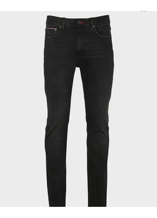 Чоловічі чорні джинси hilfiger denim (tommy hilfiger) — розмір 33/32 (l)