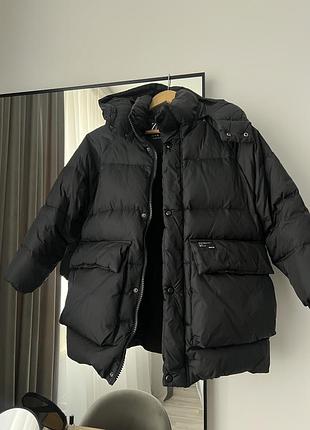 Куртка  zara чорна для хлопчика