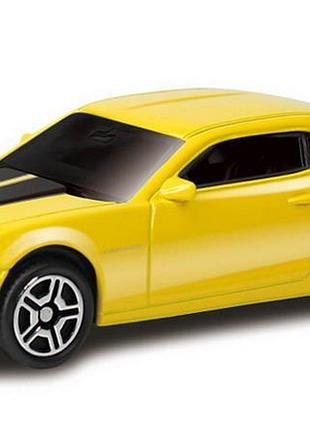 Машинка chevrolet corvette camaro (with hologram), масштаб 1:64 (344004s), жовта