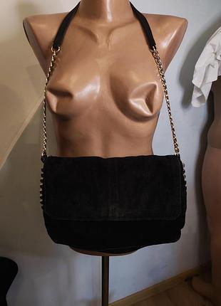 Сумка замшева zara.