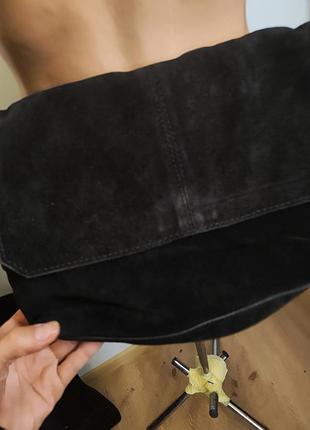 Сумка замшевая zara. 2