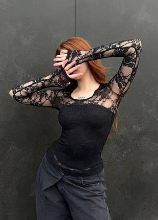 Mesh longsleeve