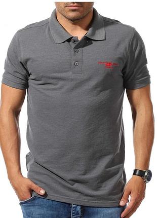 Чоловіче поло harvey miller polo club сіре xxl