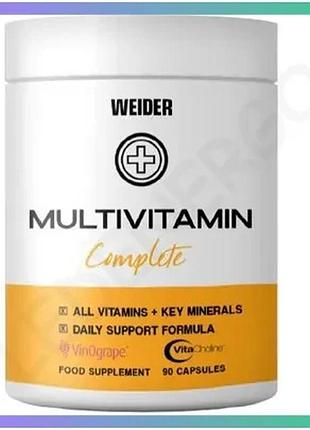 Витамины и минералы weider multivitamin 90 капсул для иммунной системы и общего оздоровления sku_fitsh_cn10032