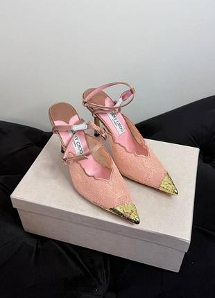 Туфлі жіночі jimmy choo рожеві