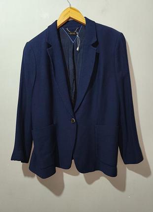 Піджак жіночий massimo dutti синій 7