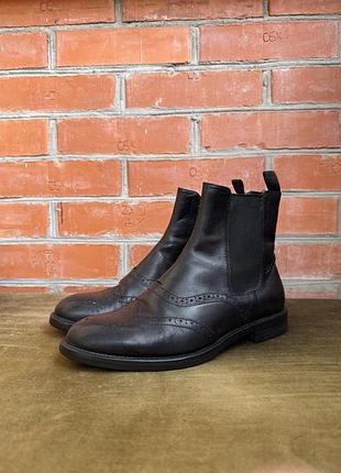 Черевики жіночі vagabond shoemakers челсі чорні шкіряні, 39 р
