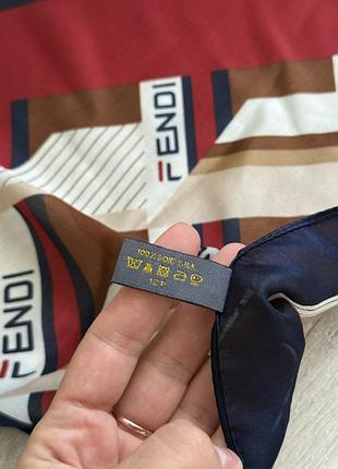 Шовковий шарф fendi 4
