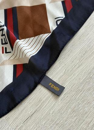 Шовковий шарф fendi 5