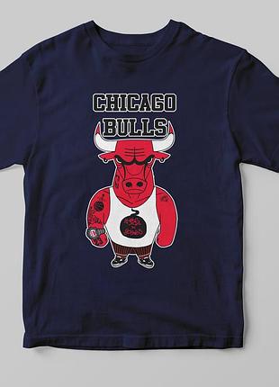 Футболка «chicago bulls» темно-синий