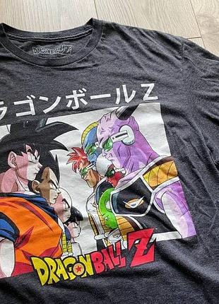 Аніме футболка dragon ball z / графітова футболка драгонбол / розмір l