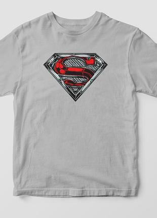 Футболка «superman» серый