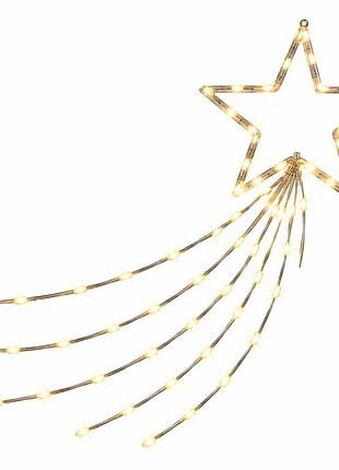 Світлодіодна led декорація liv&bo «падаюча зірка», 185 led, тепле біле світло