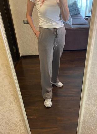 Жіночі штани прямі сірі cashmere blend h&m