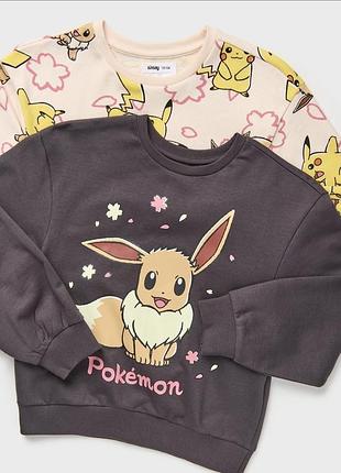 Свитшот на девочку покемон pokemon