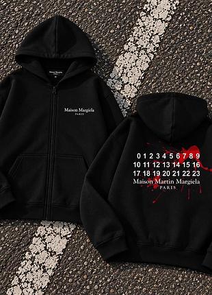 Зип худи maison margiela zip hoodie