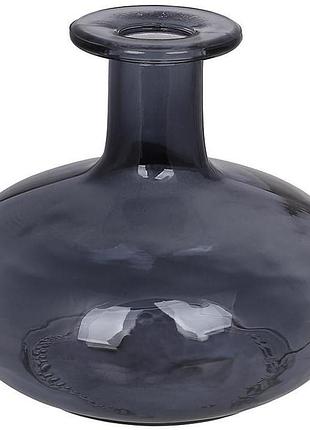 Скляна міні-ваза "midnight glass" ø12.5х10.5см, темно-синя