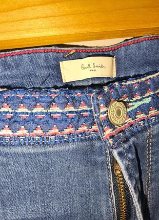 Джинси жіночі paul smith прямі сині 4