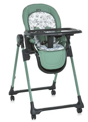 Стульчик для кормления me 1037-b crystal green