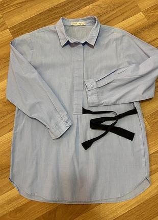 Сорочка zara блакитна