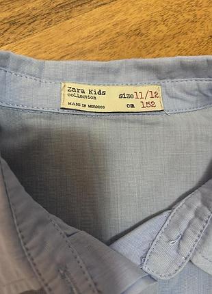 Сорочка zara блакитна 3