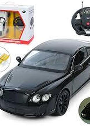 Машина 2048a (4шт) р/к, bentley, 1:14, акум, 34см, світло, гумові колеса, usbзарядне, 2 кольори, в к